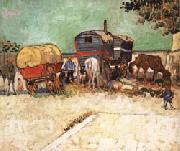 Vincent Van Gogh The Caravans Sweden oil painting artist